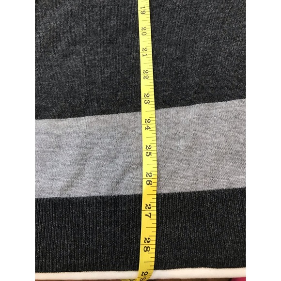Unisex 100% Wool Colorblock Long Sleeve Button Front Cardigan Sweater Size XL - Picture 10 of 10